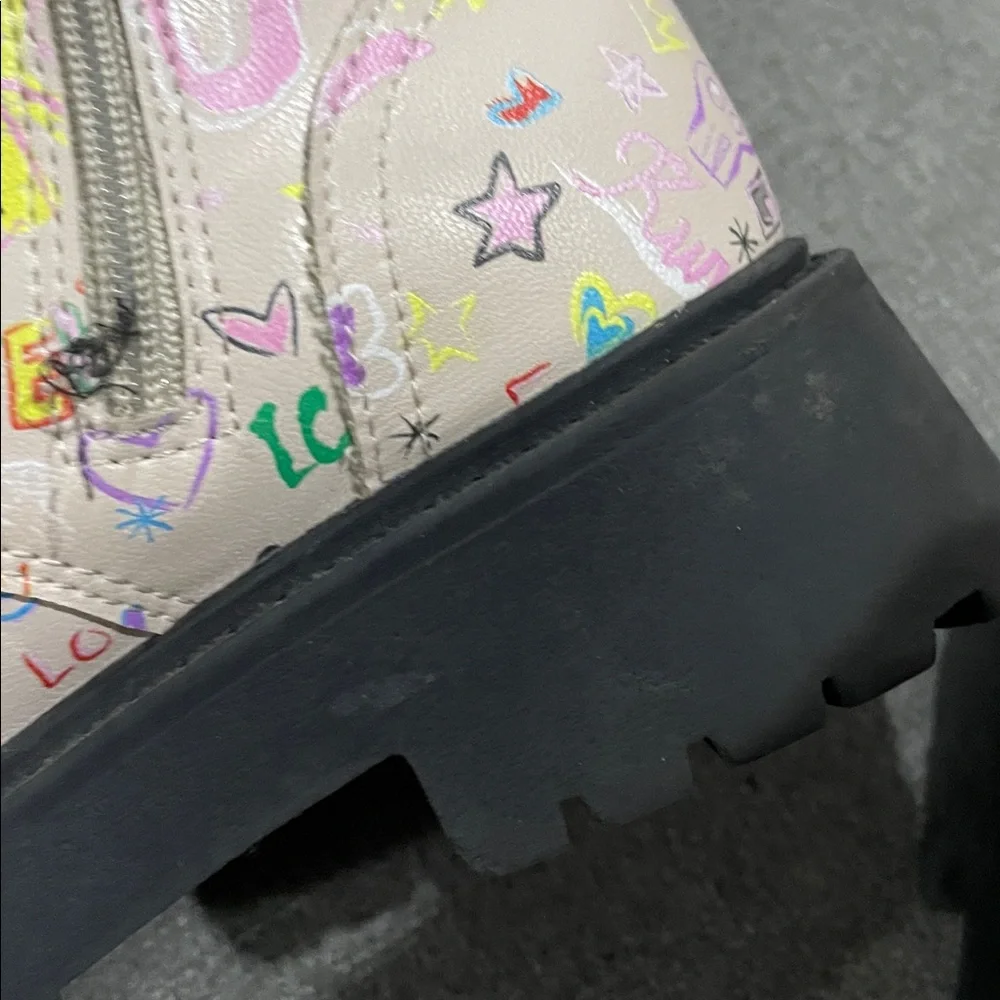 Sanrio Zara Black and Pink Character Boots kuromi